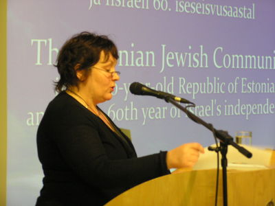 k. Stories connecting Jewish and Estonian people - Mrs Imbi Paju
