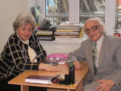 2006 - WIZO President Rita Blumberg with Elchanan Saks - 2006
