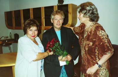 Regina Pats' birthday
Left to right: Cilja Laud (Perlman), Regina Pats, Nata Ring
