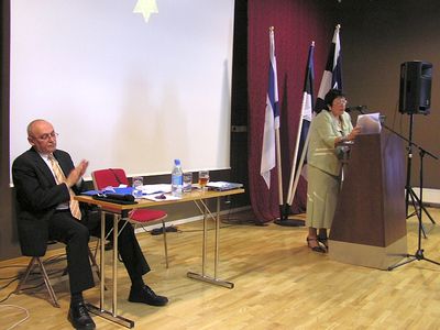 Forum "Jahad" in Laulasmaa (October 2007) - Alla Jakobson and Gennadi Gramberg
