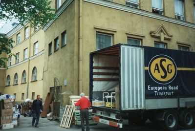 1992 - Humanitarian aid  from the Baltic Jewish Forum in Sweden.
Keywords: [history]