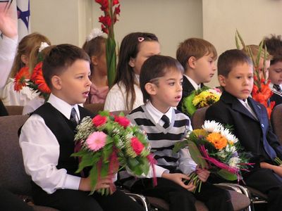 The first school day in the Tallinn Jewish school - 3/9/2007
