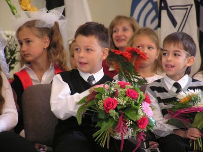 The first school day in the Tallinn Jewish school - 3/9/2007
