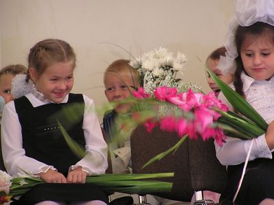 The first school day in the Tallinn Jewish school - 3/9/2007
