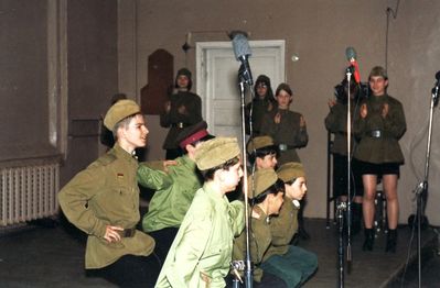 1999 - 45 years of Victory in WWII - war veterans meeting in the jewish school
