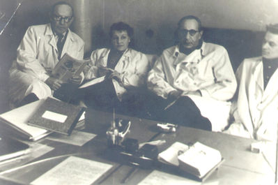 Kolomoitsev Michail Dr
Head of the department. 1950 - first from left
