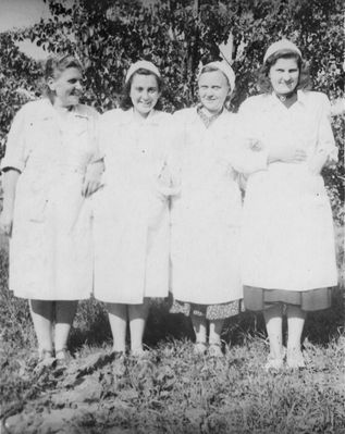 Lenzner (Polykovski) Ceciilia  (1924-1964)
With friends after University graduation ~ 1954-5. Second from left
