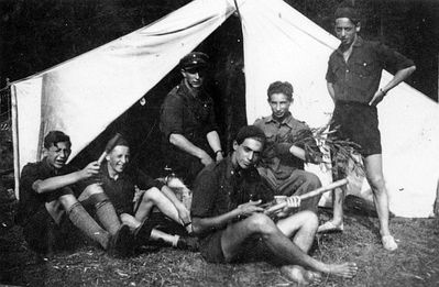 The second camp ("mahane") of Beitar near Tartu - 1935
