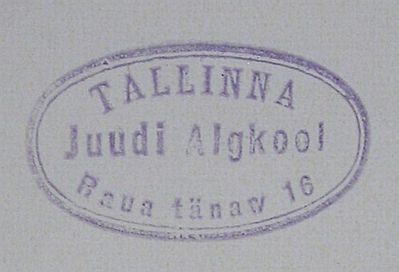 Primary school Tallinn - 1921
