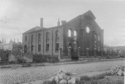 Tartu Great synagogue after destruction in 8/1944  (picture taken on 7/10/1944)
