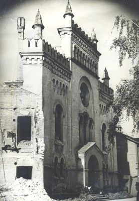 Tallinn synagogue ( 9) after 9/3/1944 bombing
