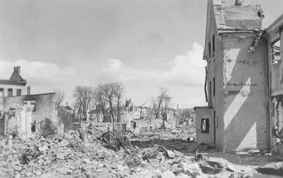 Tallinn synagogue ( 9) after 9/3/1944 bombing
