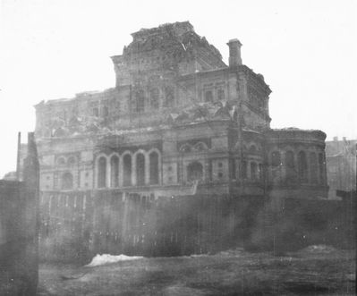 Tallinn great synagogue (?) after 9/3/1944 bombing
