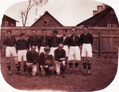 Maccabi (?) footbal team ~1925
1st from right - Ore (Oka) Pakin, 3d from right - Josef Pakin
