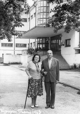 Levins - 1963, Pärnu
Zippa Levin (Bovschover) and Benzion Levin
