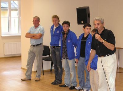 XII European Maccabi Games in Rome 4-12/7/2007 - participants
Left to right: Gessi Koslovski, Vivian Levin, Semjon Brener, Ilja Gabovitsch, Mark Lapidus,  Avi Dobrusch
