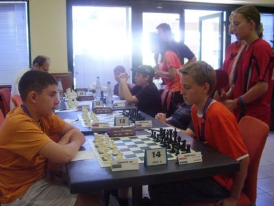 XII European Maccabi Games in Rome 4-12/7/2007 - chess
Ilja Gabovitsch on the left
