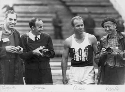 Moscow 1956
Left to right: Isi Trapido, Gustav German, Mart Paama, Gunnar Vaidla 
