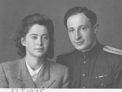 Grodinski family - 1945
Fjodor Grodinski (1919-1997) and Raja Grodinski (Scheberstein) (1923-1982)
