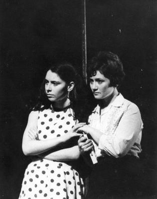 "Anna Frank" (1971)
Inna Gelb (Anna Frank) and Julia Beilinson (Margo Frank) 
