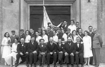 Tallinn - 1930.  Jewish gymnasium 1930 graduation picture
