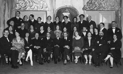 Tallinn - 1929. Teachers and parents commitee of the Jewish school in Tallinn - 3/1929
