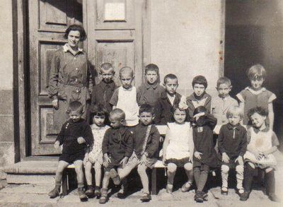 Valga kindergarten - 3/10/1929 - front side
Фребеличка (Froebel Educator): Frieda Sverdlov (Bachmat)
