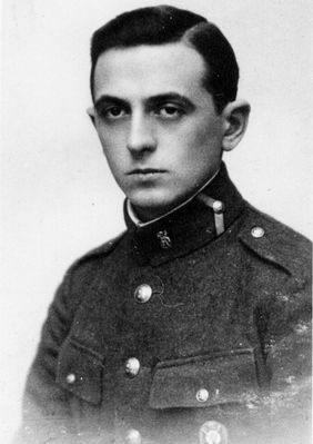 Gassman N. in military school uniform
