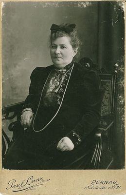 Schora Dvoira Gordin, Pärnu, ~1910
The mother of Hilda
