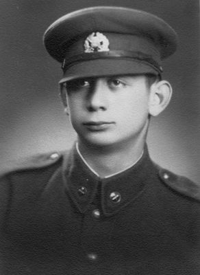 Kaplan Schura in Estonian army 1938, Nõmme (Pioneeri pataljon)
