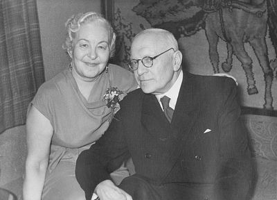 Max and Rosa Klompus - Pärnu, 1956
Max Klompus (1886-1966) and Rosa (Ljala) Klompus (Abramovitsch) (1900-1976)
