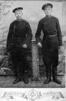 Abram Meiertal (left)  - 1900
