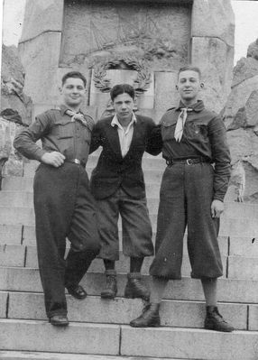 Stein (from Narva), Dov Hameiri (Maisel) and Migdal - 1934
