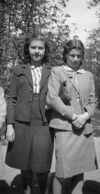 Ruth Strasch (Brodovsky) and Lore Haas
Lore Haas family escaped nazis from Germany or Austria. Lore studied in the Tallinn Jewish Gymnasium for two years. Later went to USA.
Keywords: [H]