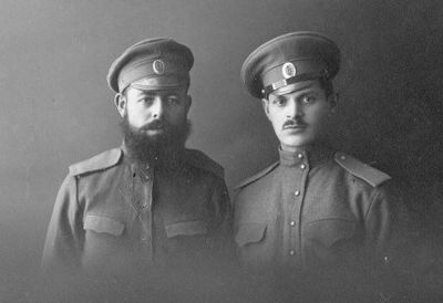 Schkop
Russian army soldiers. On the right Jacob Schkop
