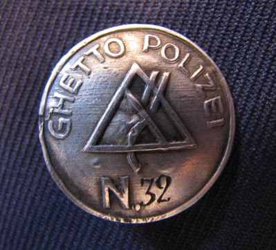 Ghetto polizei badge found in Vaivara camp area
