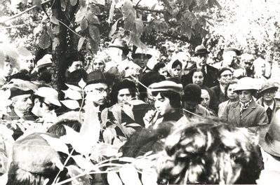 1973 - Opening of the monument to the war victims at Tallinn cemetery
In the center - Gurfel family
