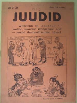 Magazin "Jews" 1930
