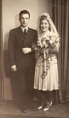 Wedding of Boris Beilinson and Charlotte Lurje. 1940.
