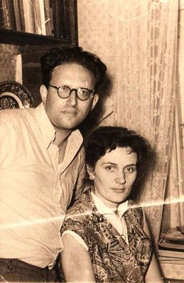 Issai Rosenfeld with his wife Ilse Lepikson (Rosenfeld, nee Pikksaar)
