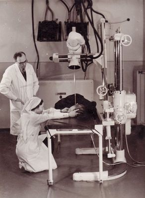 Levin Isak (1895-1941) in Tõnismäe hospital in Tallinn. 1939.
