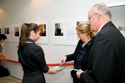 b5 Opening of an exhibition "Being jewish" by Peter Rigaud (Austria)
