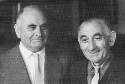 Herman Levi (left) and Hans Levi - Tallinn, 1964
