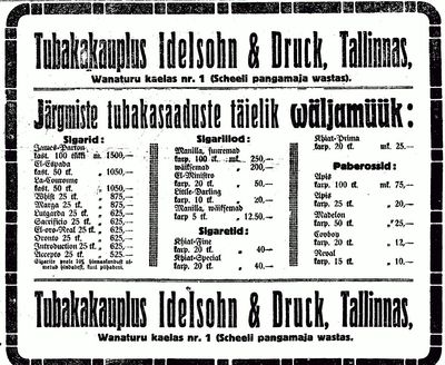 Idelsohn Jossif  & Druck Hirsch
