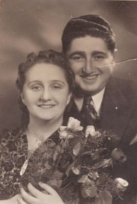 Samuil Berkovitsch and Sara (Salli) Berkovitsch (Katsev) - wedding photo - 3.10.1939, Tallinn
