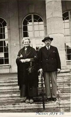 Lasar Selmanovitsch probably with his wife Roche Pere.
Pärnu, 1928
