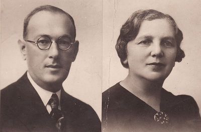 Isak Benenson (1886-1951) and Maria Benenson (Oscherovitsch) (1886-1940) in 1936
