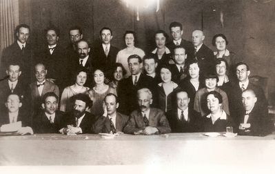 The first Estonian Jewish Teachers congress in Tallinn 1928
May 1928. The guest - Yechiel Halperin. 
