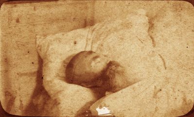 Rabbi Raphael Gurevitsch (1834-?) on his deathbed.
Keywords: [Religion]