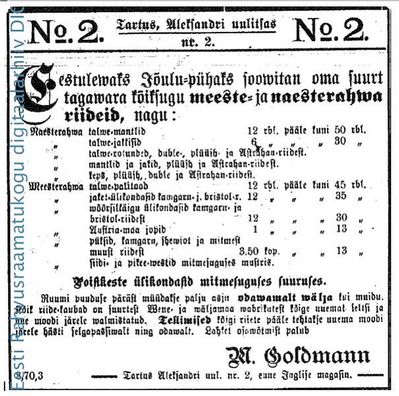 Goldmann Schapse
